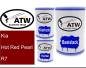 Preview: Kia, Hot Red Pearl, R7: 500ml Lackdose + 500ml Klarlack + 250ml Härter - Set, von ATW Autoteile West.